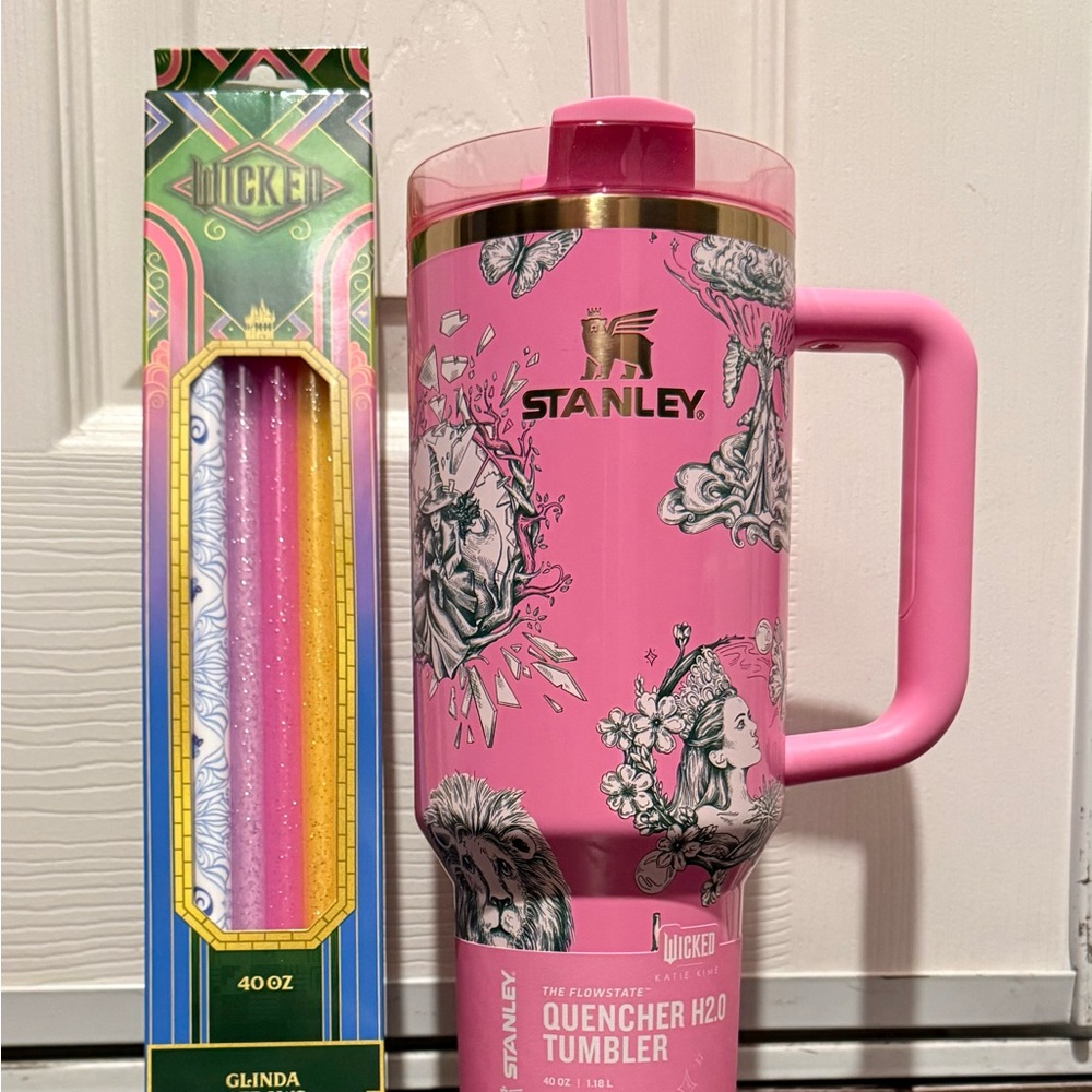 Wicked Stanley Pink Quencher H2.0 Tumbler with Straw